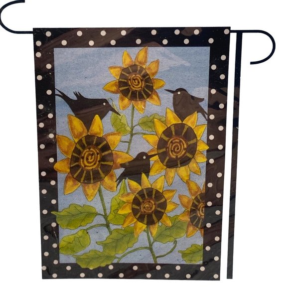 ART FLAG Other - Art Flag Small Garden Flag 12.5in x 18in Sunflowers Birds Fade Resistant Sealed